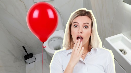 Вот для чего воздушный шарик кладут в унитаз: трюк хозяек со стажем