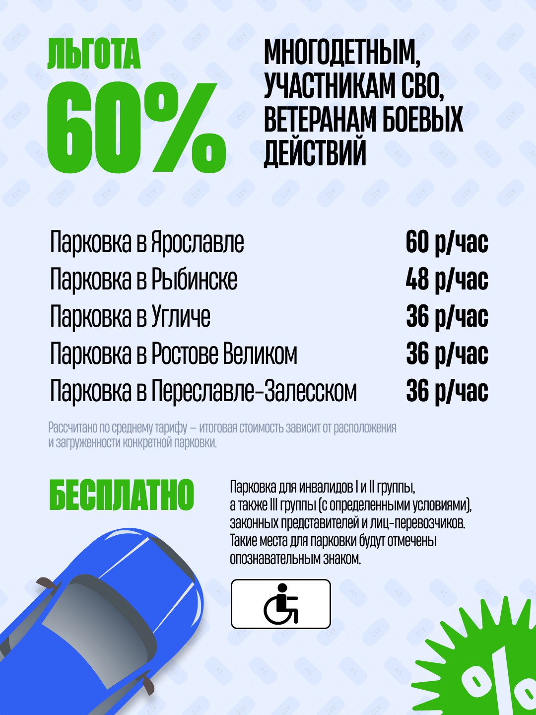 Право на льготную парковку получит каждый из нас Право на льготную парковку получит каждый из нас