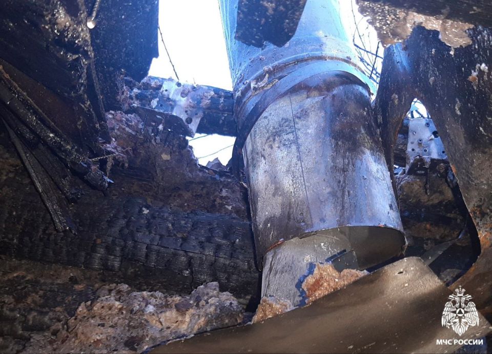 Огненная банька в Угличе. На улице 1-я Лесная произошло загорание деревянной бани