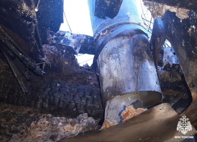 Огненная банька в Угличе. На улице 1-я Лесная произошло загорание деревянной бани