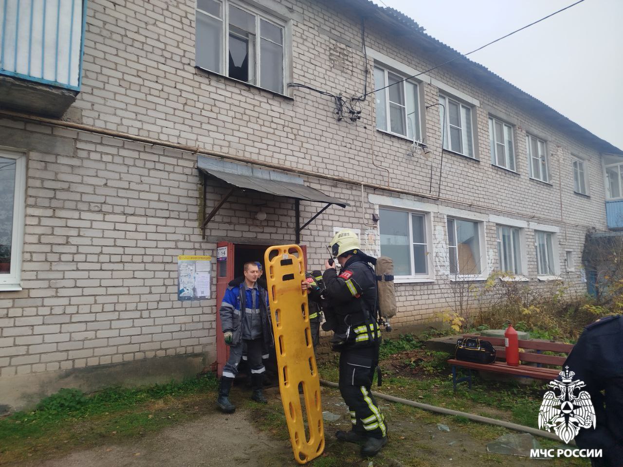 В результате пожара погибла женщина В результате пожара погибла женщина