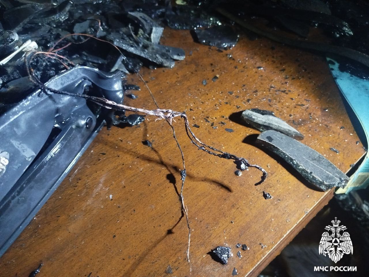 В результате пожара погибла женщина В результате пожара погибла женщина