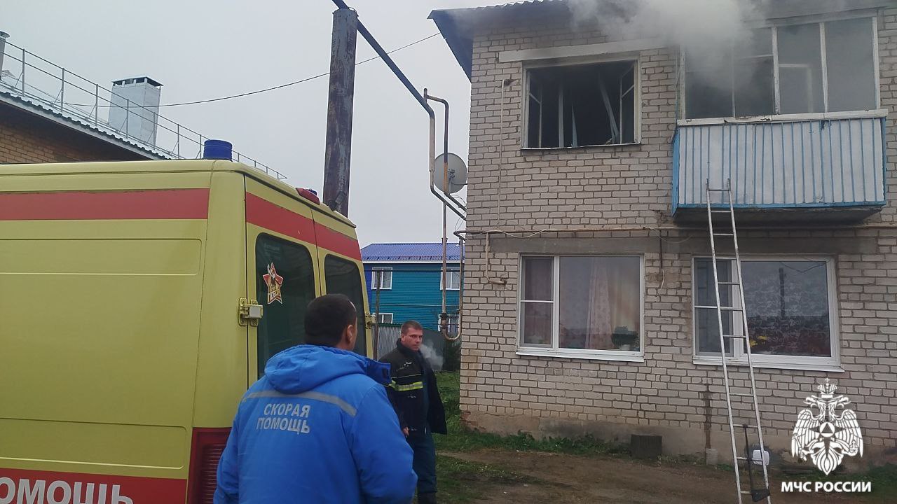 В результате пожара погибла женщина В результате пожара погибла женщина