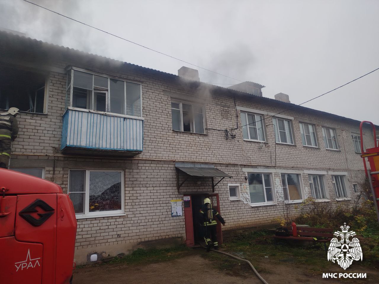 В результате пожара погибла женщина В результате пожара погибла женщина