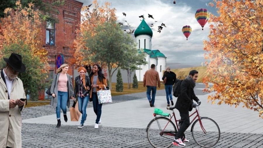 В Переславле-Залесском создают пешеходный центр