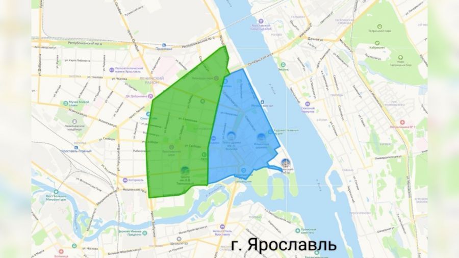 Бесплатные парковки в Ярославле и Рыбинске: власти опубликовали схемы