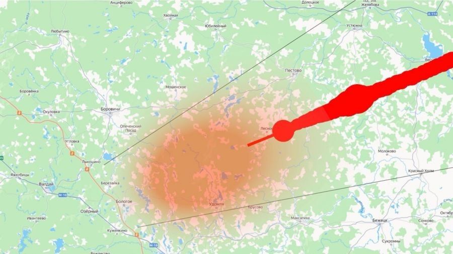 Это был метеорит!. Жители Ярославской области в понедельник наблюдали странный светящийся объект в небе