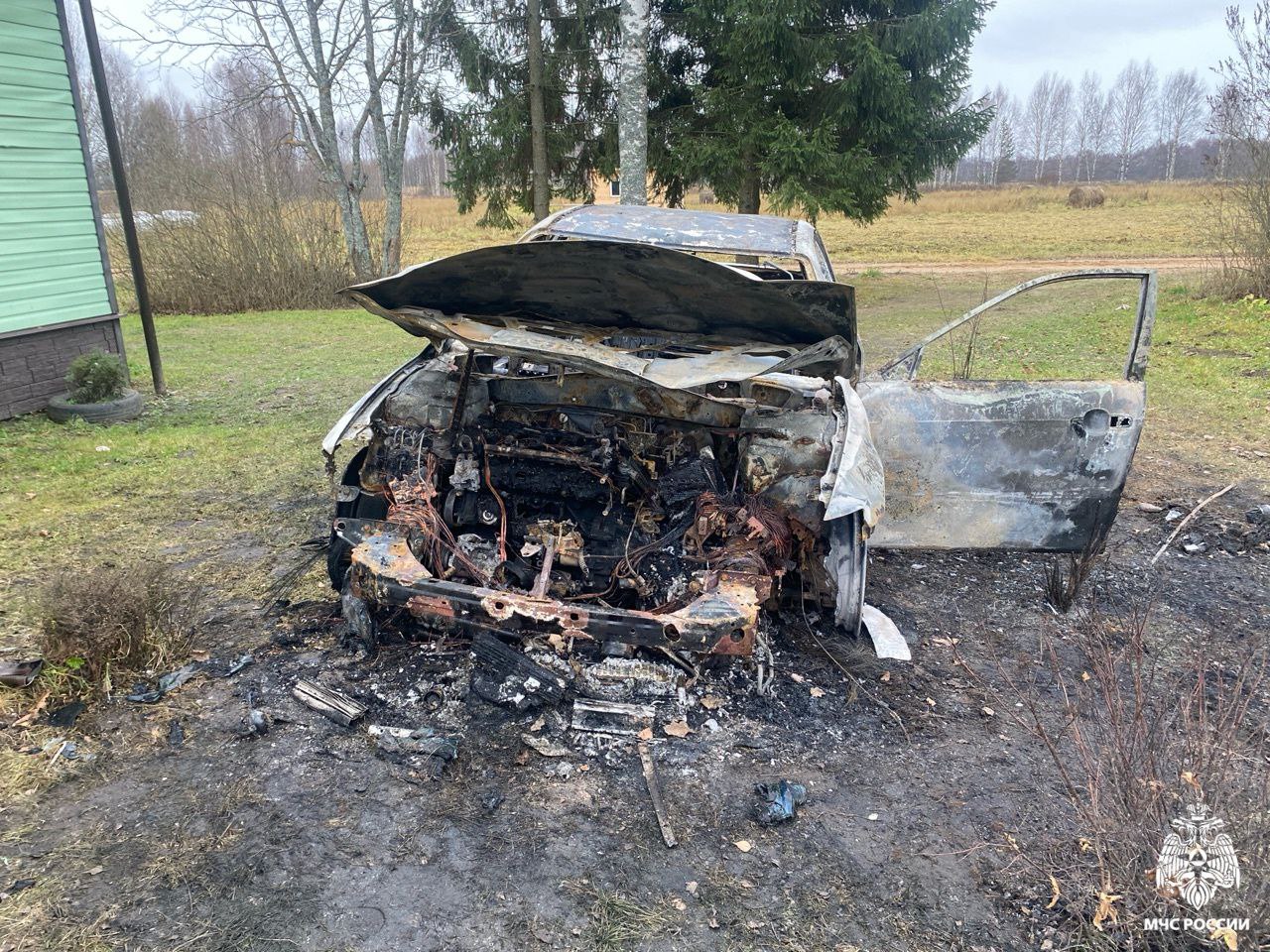 Рано утром в Ярославском округе произошёл пожар Рано утром в Ярославском округе произошёл пожар