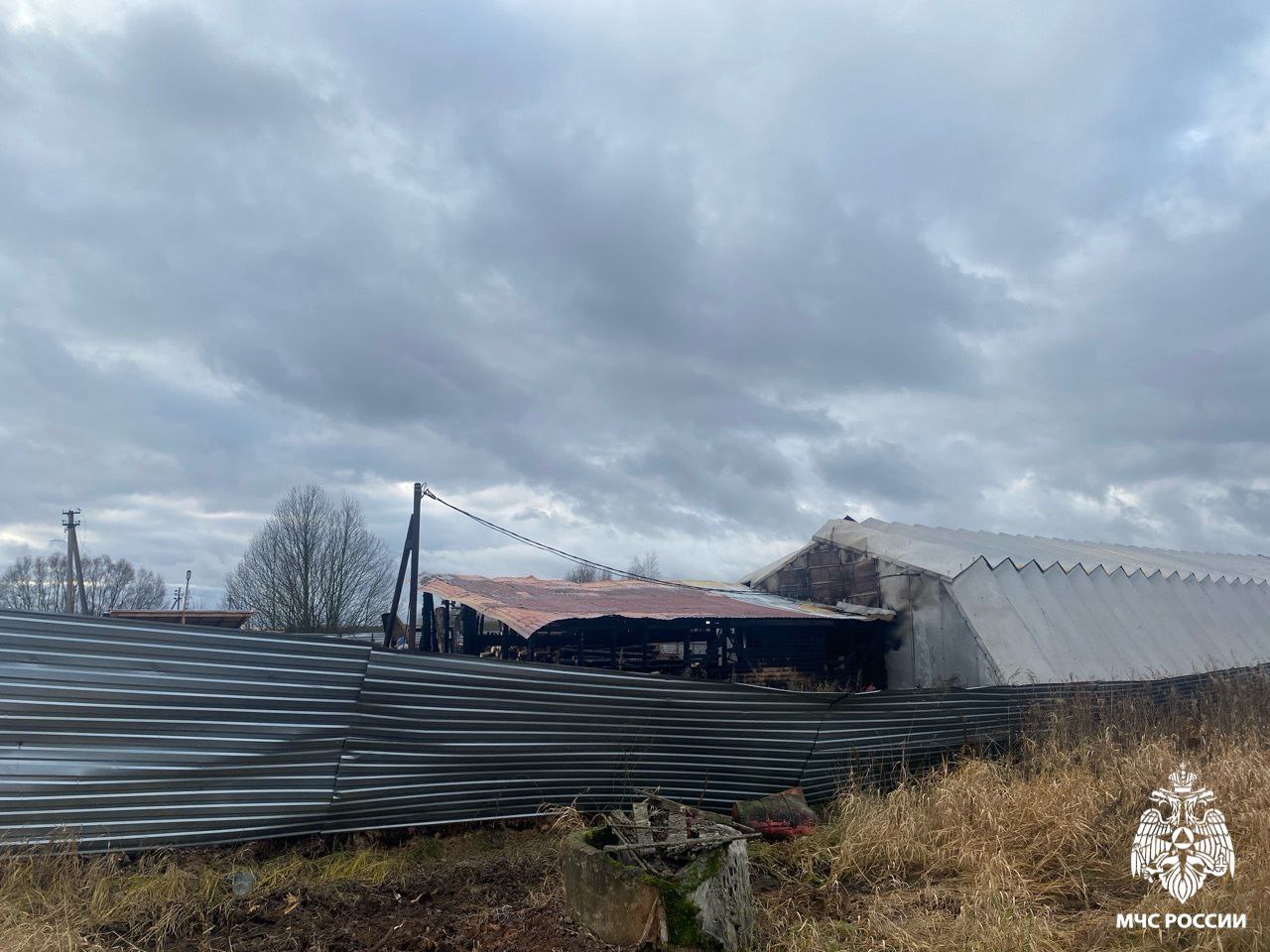 В Ярославском округе сгорели пиломатериалы В Ярославском округе сгорели пиломатериалы