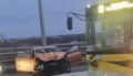 На Октябрьском мосту в Ярославле произошло ДТП с участием автобуса