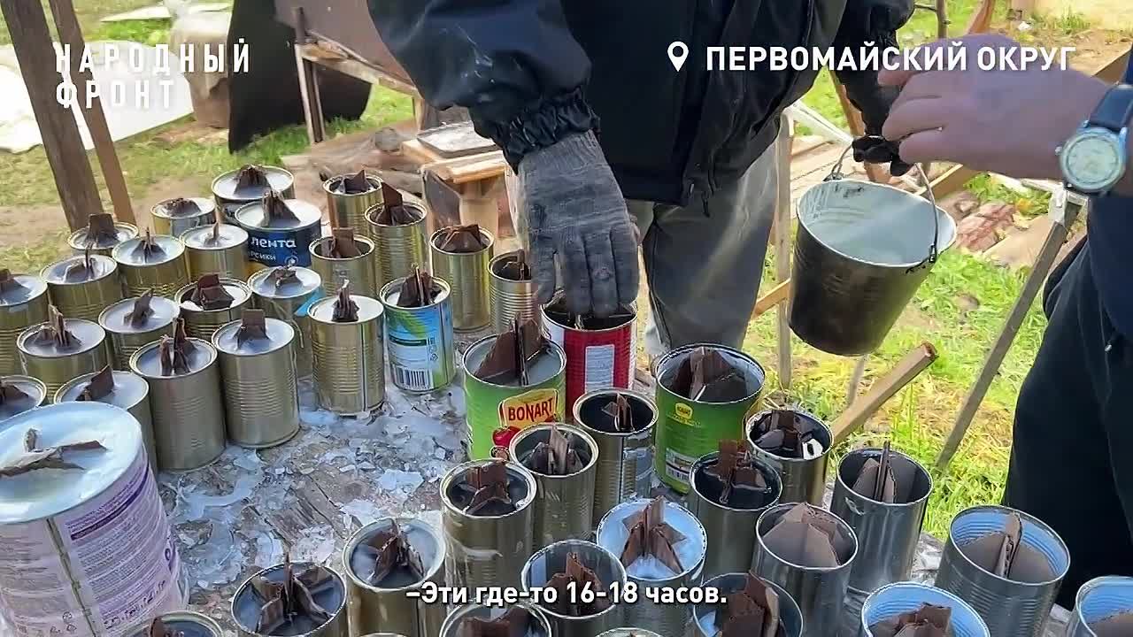 «Тепло родного дома»: семья из Первомайского округа отправила бойцам более 13 тысяч блиндажных свечей