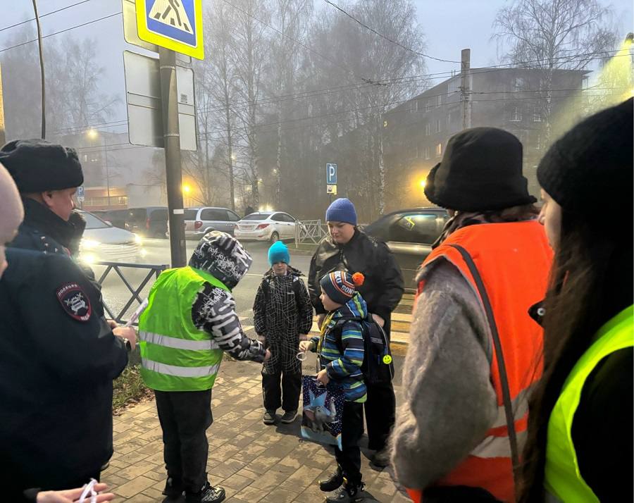 Сотрудники Госавтоинспекции Рыбинска призывают горожан «засветиться» на дорогах Сотрудники Госавтоинспекции Рыбинска призывают горожан «засветиться» на дорогах