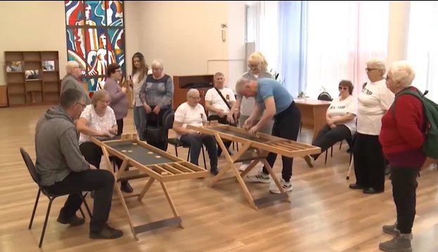 Спортивные игры для представителей общества слепых в Ярославле!