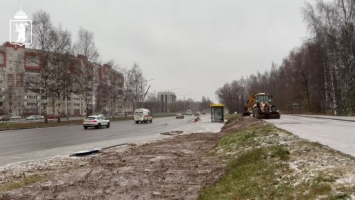 На проспекте Фрунзе устанавливают тротуарные ограждения