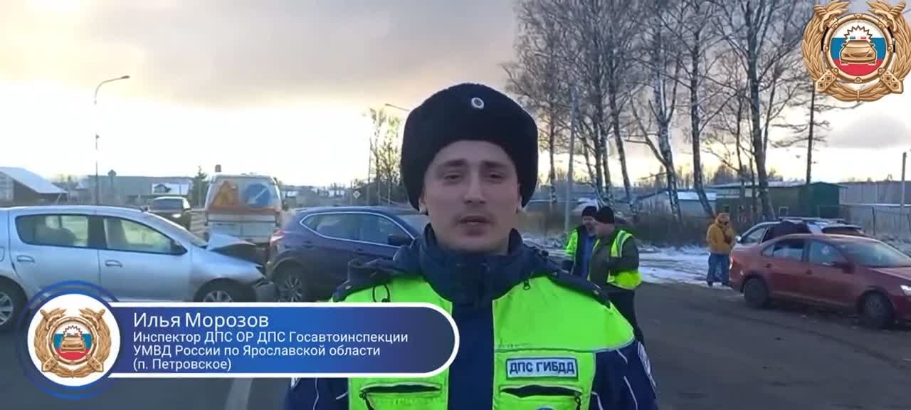 В Переславском округе столкнулись две иномарки на трассе М-8