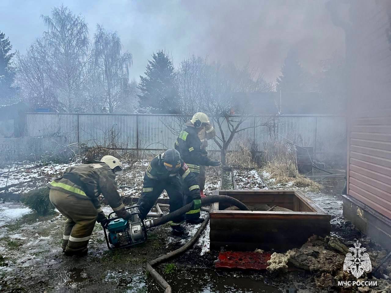 В Переславль-Залесском округе сгорел дом В Переславль-Залесском округе сгорел дом