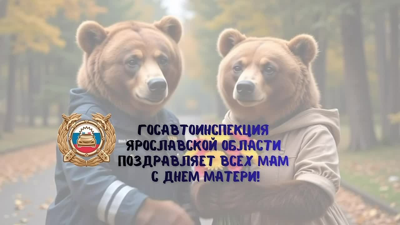 Госавтоинспекция Ярославской области поздравляет вас !