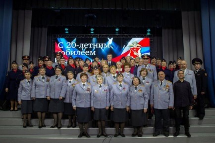 Хор ветеранов УМВД России по Ярославской области принял участие в юбилейных мероприятиях коллег по творческому цеху в Вологде