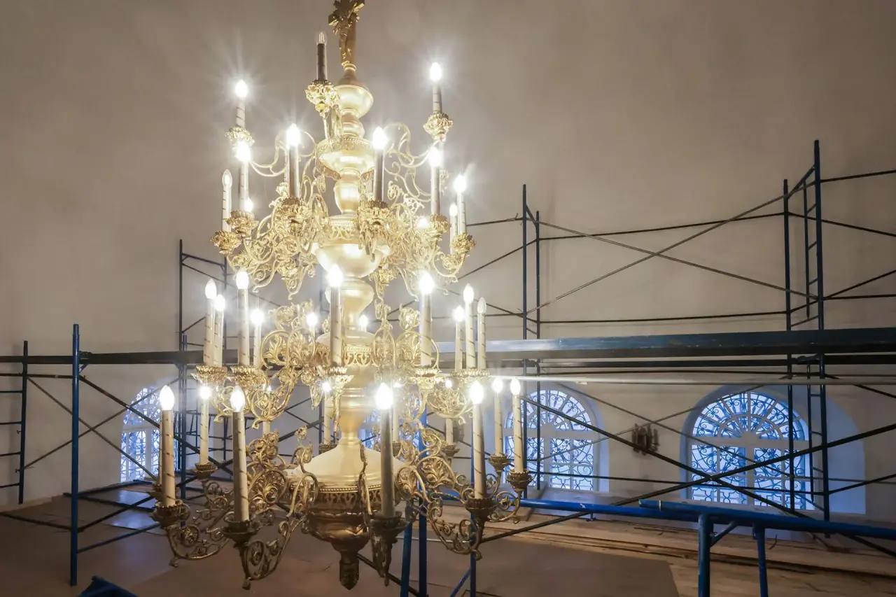 Дмитрий Рудаков: Спасо-Преображенский собор готовят к росписи Дмитрий Рудаков: Спасо-Преображенский собор готовят к росписи