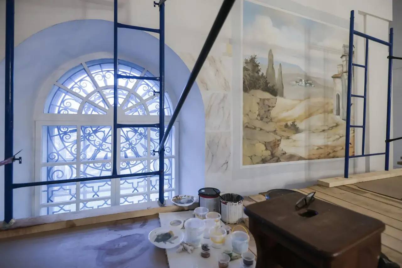 Дмитрий Рудаков: Спасо-Преображенский собор готовят к росписи Дмитрий Рудаков: Спасо-Преображенский собор готовят к росписи