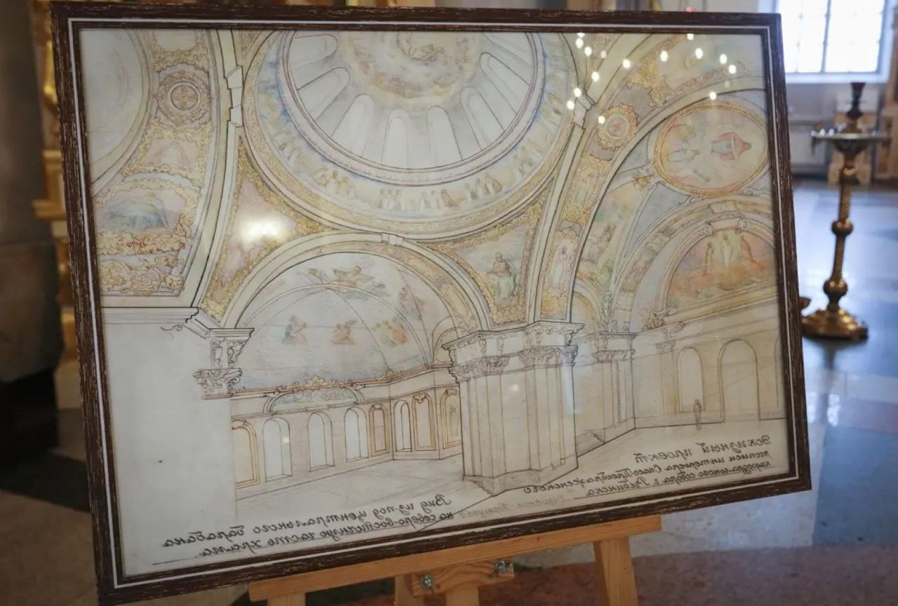 Спасо-Преображенском соборе Рыбинска готовятся к росписи Спасо-Преображенском соборе Рыбинска готовятся к росписи