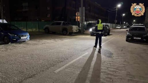 В Ярославле полицейский Дед Мороз принял участие в акции «Перевози ребенка правильно»