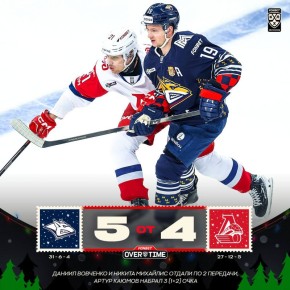 Матч лидеров КХЛ завершился победой «Металлурга» в овертайме
