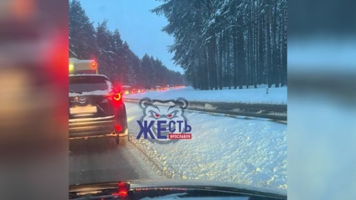 Семибальными пробками встретил Ярославль первый рабочий день 2026 года