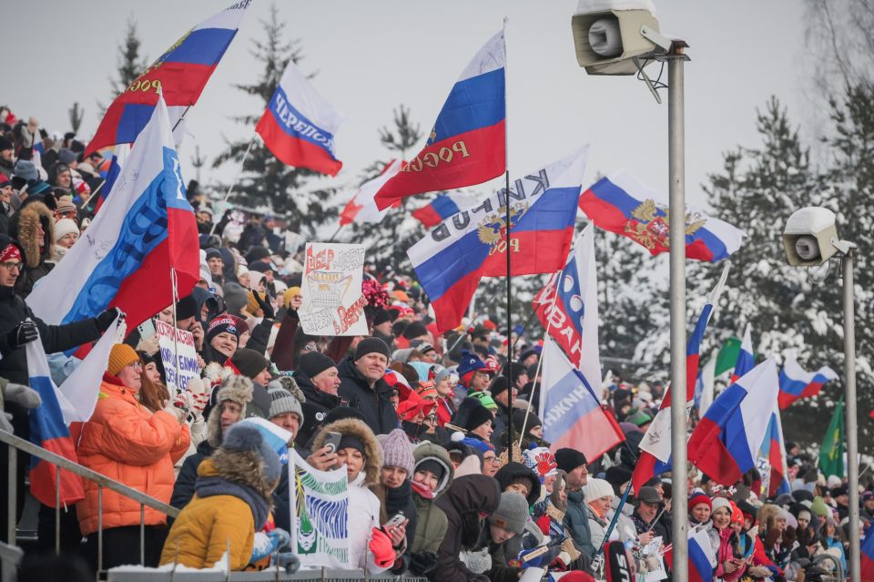 18 тысяч болельщиков собрал этап Кубка России по биатлону в Рыбинске