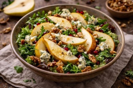 Салат с грушей, который мгновенно покорит ваш стол