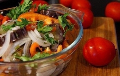 Пикантные маринованные баклажаны за 30 минут