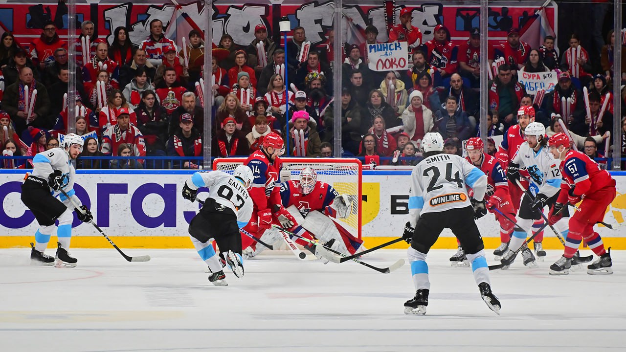 Ярославский «Локомотив» одержал победу в матче против минского «Динамо»