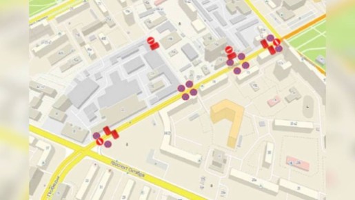 В центре Ярославля 20 марта ограничат движение транспорта