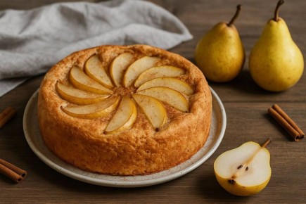 Грушевая шарлотка: нежное наслаждение для вашего стола