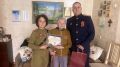 В преддверии 81-летия Победы представитель следственного управления навестил ветеранов Великой Отечественной войны
