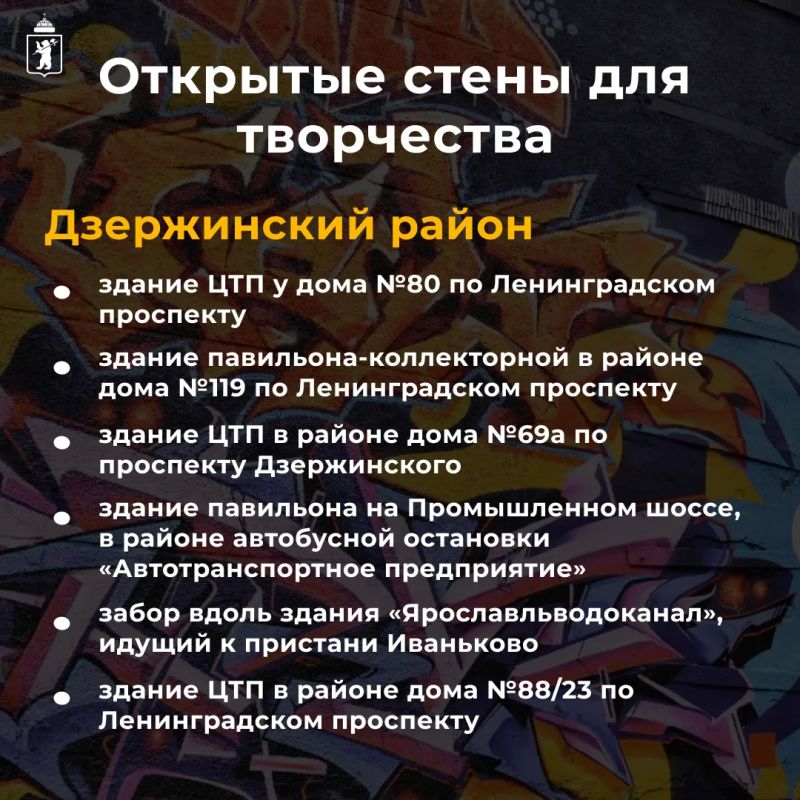 Открытые стены для творчества в Ярославле Открытые стены для творчества в Ярославле