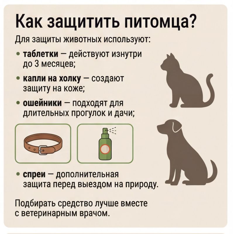 Как защитить питомца от клещей Как защитить питомца от клещей