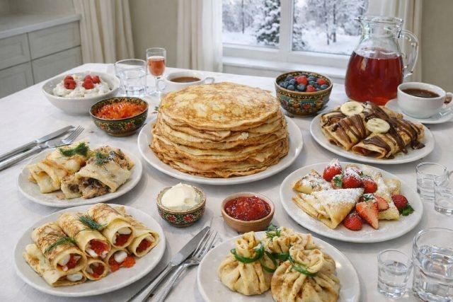 Необычные начинка для блинов: 23 идеи для яркой Масленицы