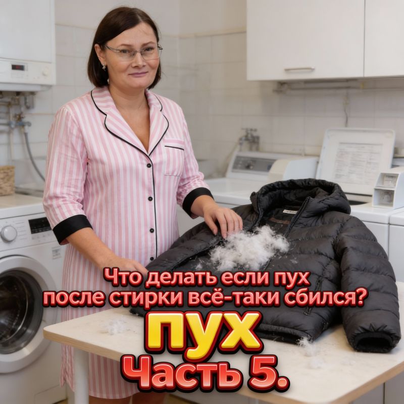 Пуховики: как вернуть объём после рассыпавшихся комков и запах сырости