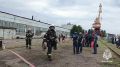 Пожарно-тактические учения на Ярославском судостроительном заводе
