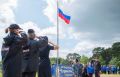 Сотрудники полиции Ярославской области продолжают участие в акции #ПоднятьФлаг