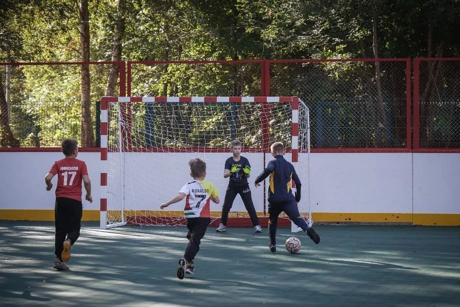 В Рыбинске открыли спортивные площадки в микрорайонах Копаево и ГЭС В Рыбинске открыли спортивные площадки в микрорайонах Копаево и ГЭС