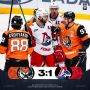 Ярославский «Локомотив» проиграл хабаровскому «Амуру» со счетом 1:3 в гостевом матче регулярного чемпионата Fonbet КХЛ