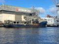 В Санкт-Петербурге окончательно подняли буксир "Капитан Ушаков" из Невы спустя 13 месяцев