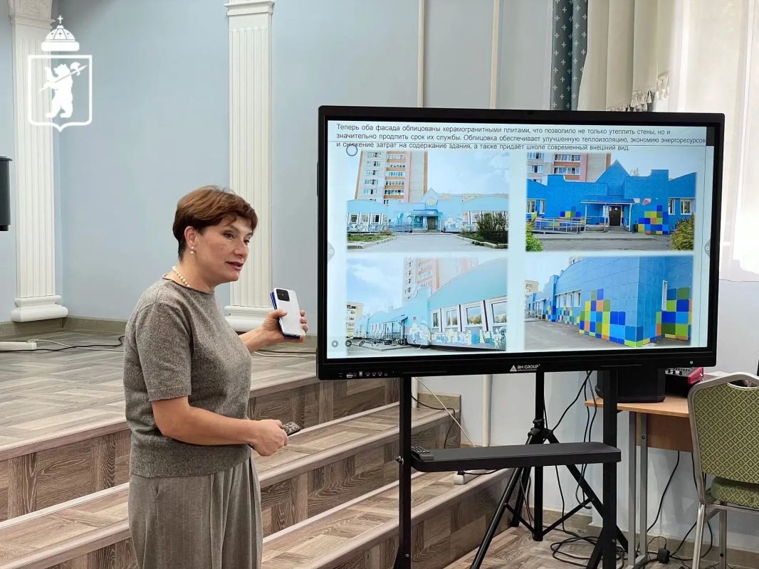 В обновлённой школе яркий праздник В обновлённой школе яркий праздник