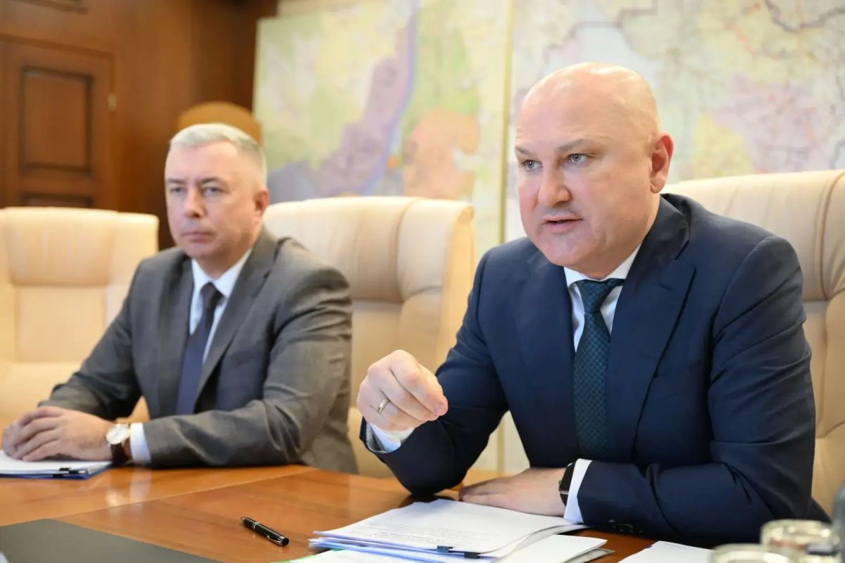 Михаил Евраев: Подготовку жилищно-коммунального комплекса региона к отопительному сезону детально обсудили с руководителем Центрального управления Ростехнадзора Евгением Михайловичем Тюменцевым Михаил Евраев: Подготовку жилищно-коммунального комплекса региона к отопительному сезону детально обсудили с руководителем Центрального управления Ростехнадзора Евгением Михайловичем Тюменцевым