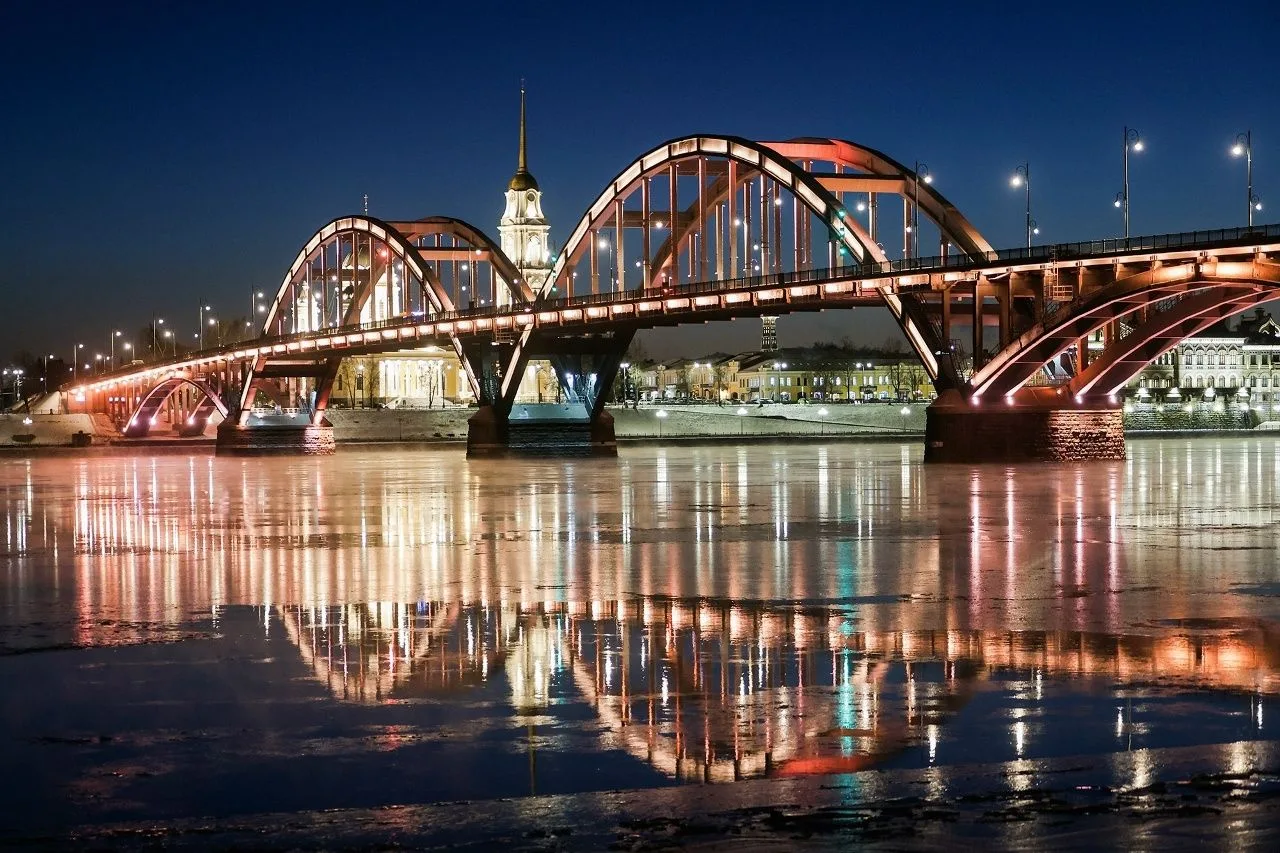 Волжский мост в Рыбинске засиял на международном уровне!