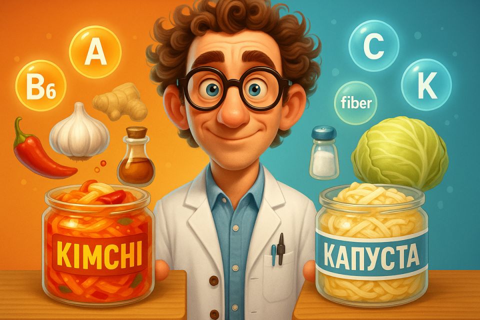 Кимчи или квашеная капуста: что выбрать для здоровья?
